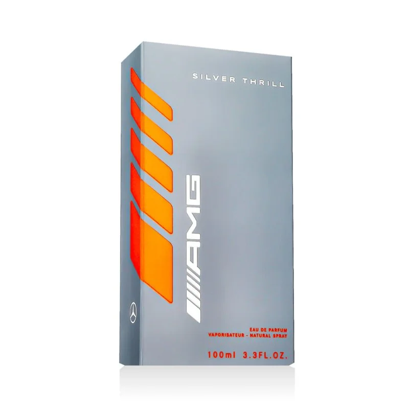 AMG Silver Thrill navulbare Eau de Parfum voor heren 100 ml