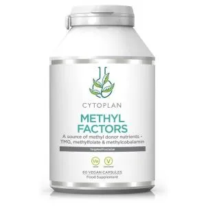 Cytoplan METHYL FACTORS - B1 Betaïne B2 B6 Foliumzuur (L-Methylfolaat) Vitamine B12 en Zink, 60 capsules