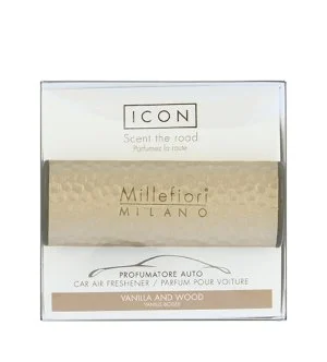 Millefiori Icon Metal Vanilla & Wood autoparfum