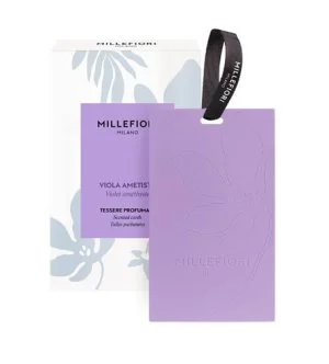 Millefiori Viola Ametista geurkaart 3 stuks