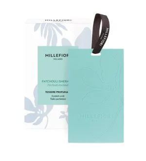 Millefiori Patchouli Smeraldo geurkaart 3 stuks