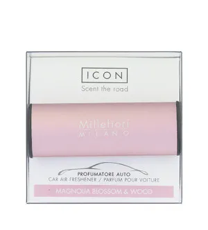 Millefiori Icon Classic Magnolia Blossom & Wood autoparfum roze