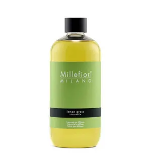 Millefiori Milano Lemon Grass navulling voor aromadiffusers 500 ml