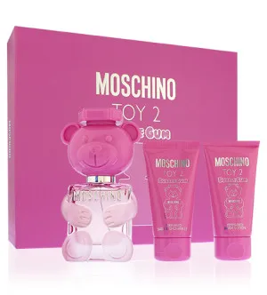 Moschino Toy 2 Bubble Gum cadeau set voor vrouwen eau de toilette 50 ml + bodylotion 50 ml + douchegel 50 ml