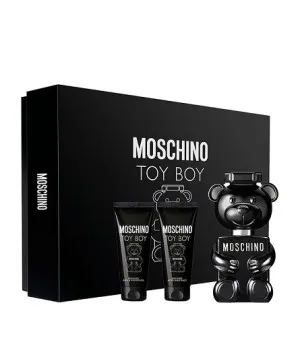 Moschino Toy Boy cadeau set voor mannen eau de parfum 50 ml + douchegel 50 ml + aftershave balsem 50 ml