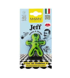 Jeff Lemon & Orange autoluchtverfrisser groen