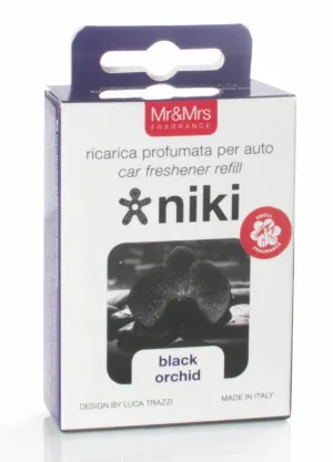 Mr&Mrs Fragrance Niki Black Orchid navulling geur voor in de auto