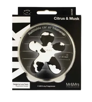 Mr&Mrs Fragrance Niki Citrus & Musk Auto Geur