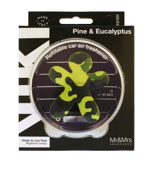 Mr&Mrs Fragrance Niki Pine & Eucalyptus Auto Geur