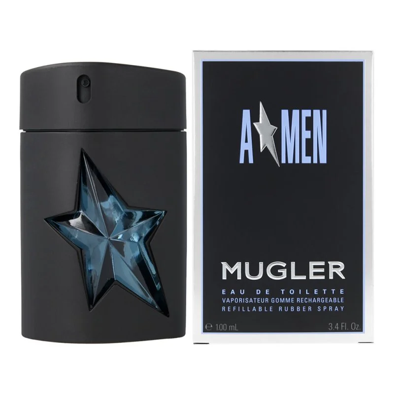 A*Men Rubber Flask navulbare eau de toilette voor heren 100 ml