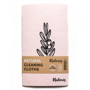 Mulieres Set wasbare universele doeken (3 stuks) - 100% composteerbaar