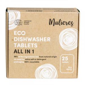 Vaatwastabletten - alles in één BIO (25 stuks) - met ecocert-certificaat