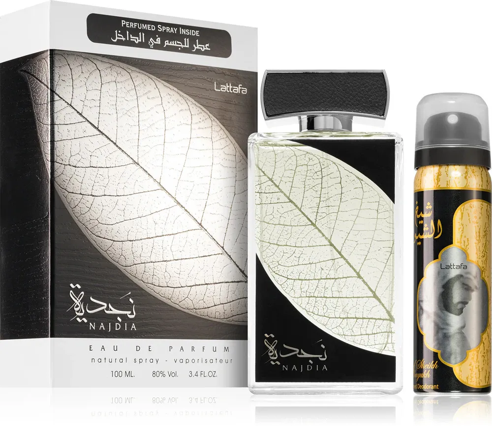 Najdia EDP 100 ml + DEO spray (willekeurige geur van de fabrikant) 50 ml UNISEX 1 ks