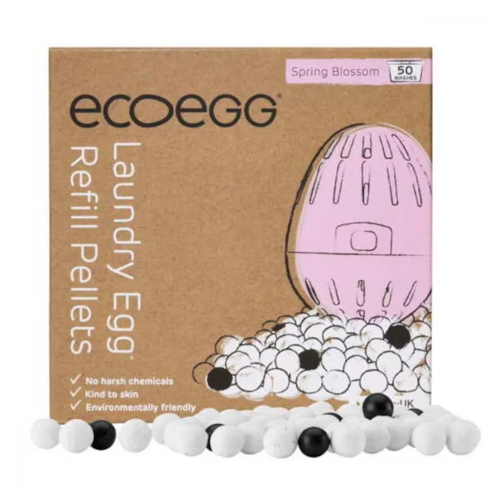 Ecoegg Wassen eierpatroon - 50 wasbeurten Lentebloemen
