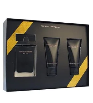 Narciso Rodriguez For Her geschenkset 50 ml + bodylotion 50 ml + douchegel eau de toilette voor vrouwen