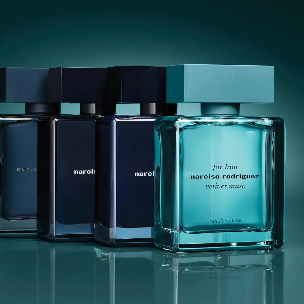 For Him Bleu Noir eau de parfum voor mannen 100 ml