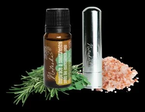 Natasha Aromaset met inhalator - Inspiratie en concentratie - opwekkende rozemarijn en citroen