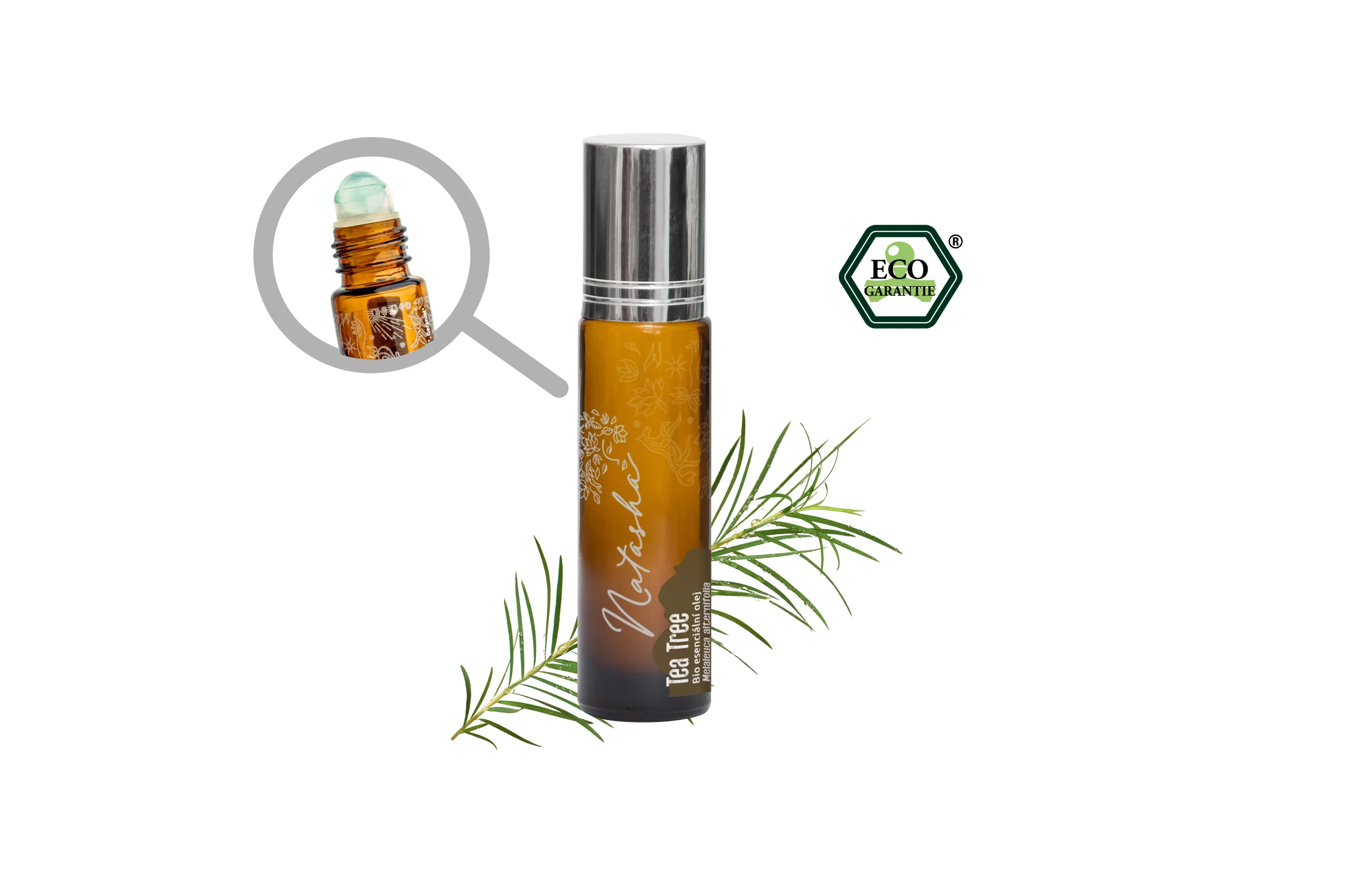 Natasha Roll-on Etherische olie Tea Tree BIO (10 ml) - kleine reishelper
