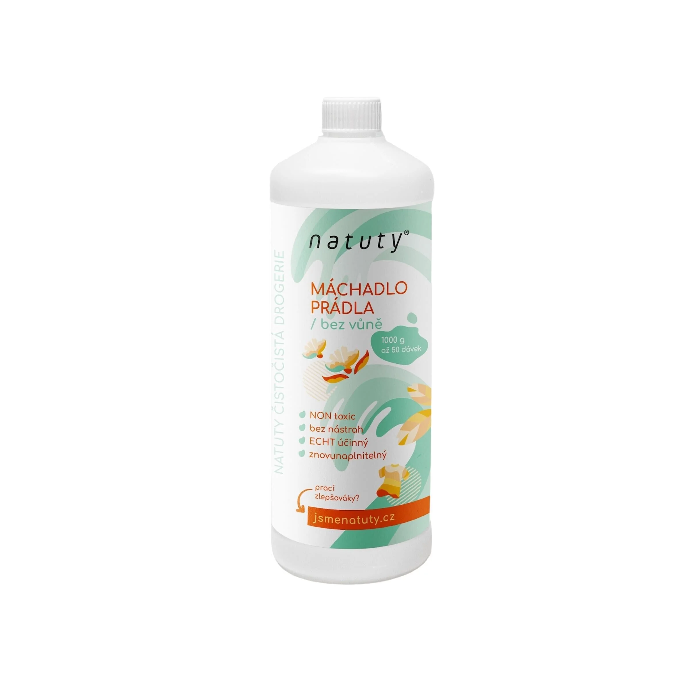 Natuty Spoelmiddel voor de was zonder geur 1 l