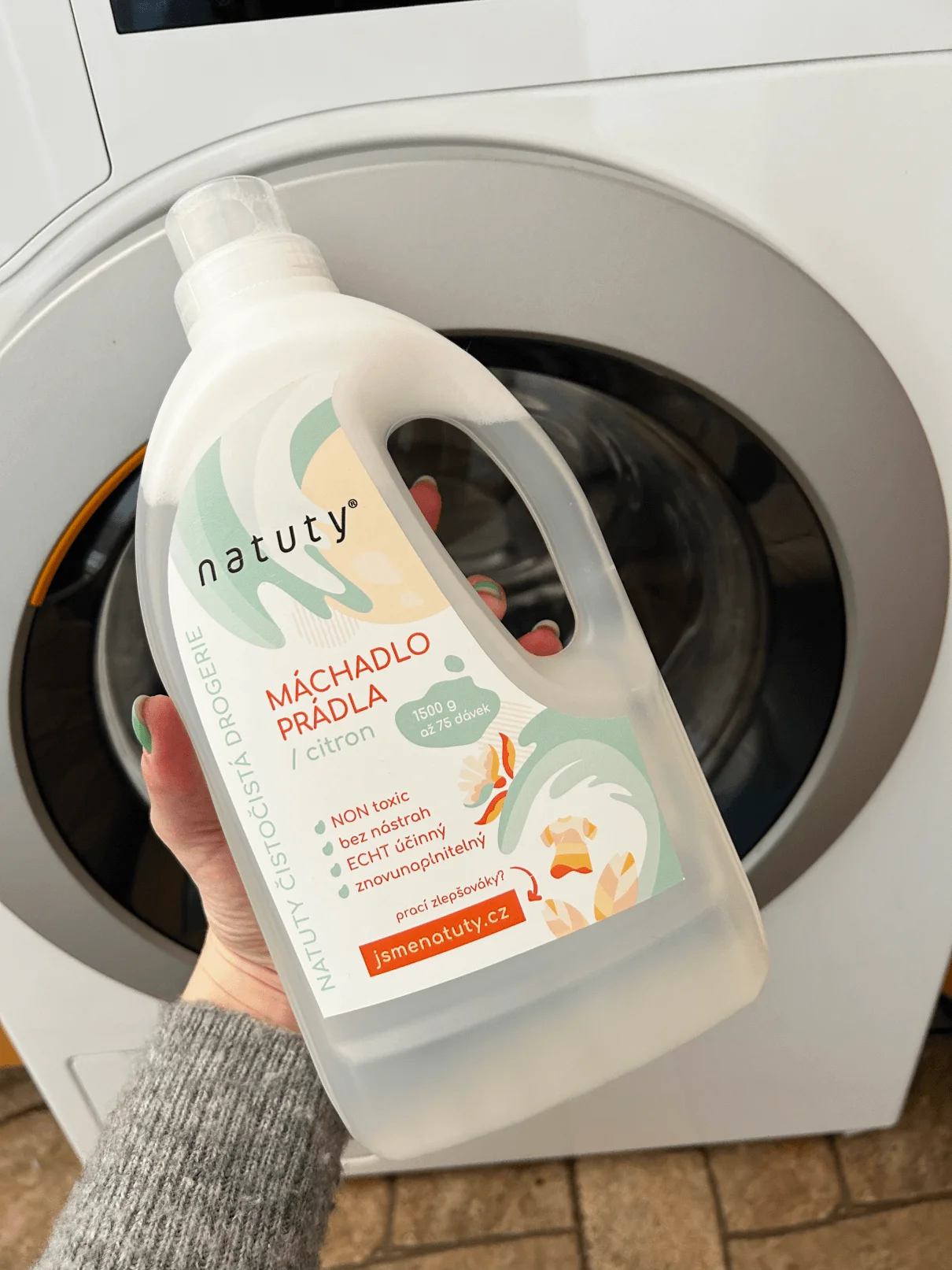 Natuty Wasverzachter met citroengeur 1 l