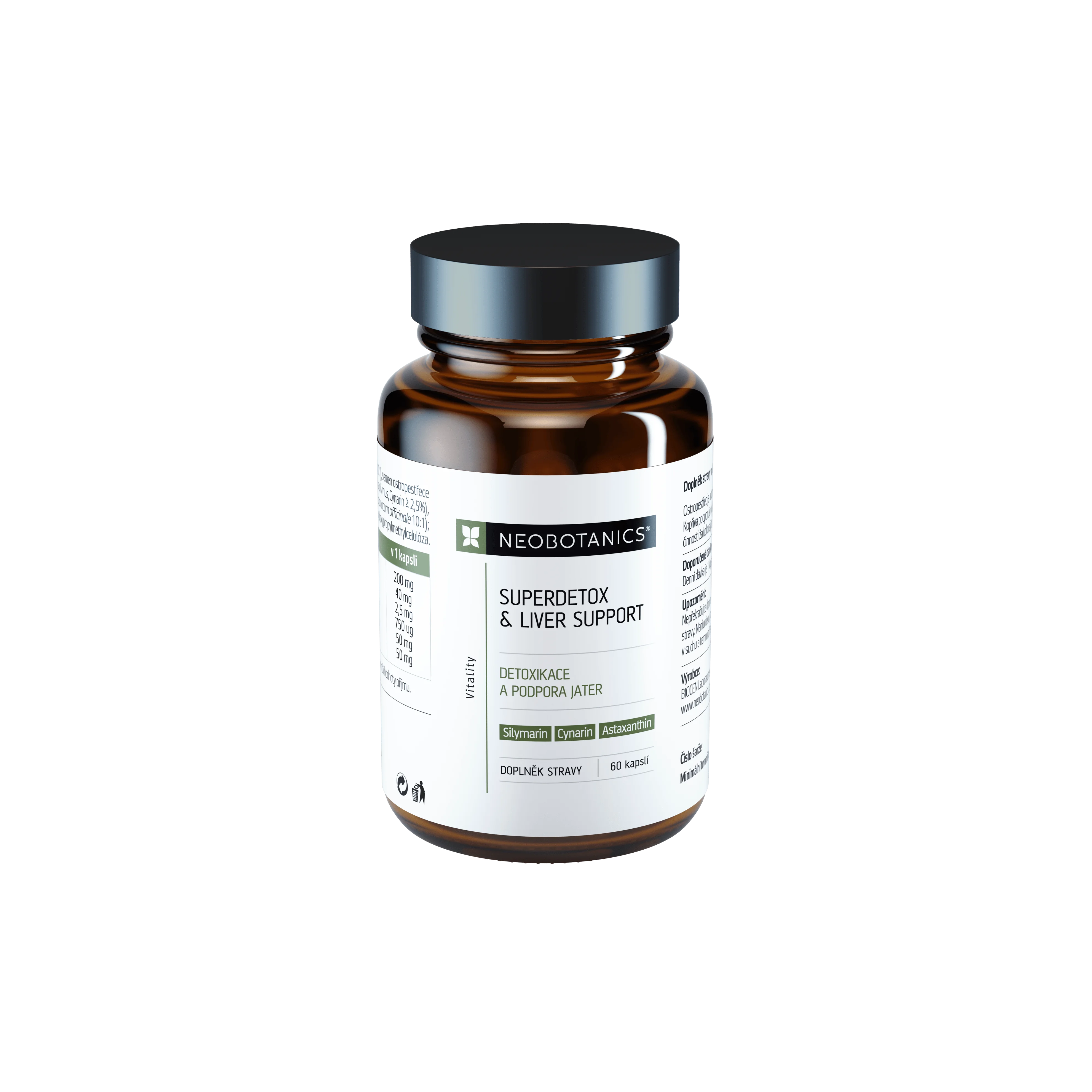 Neobotanics Superdetox & Liver Support (60 capsules) - ontgifting en ondersteuning van de lever