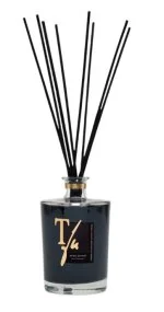 DIVINO STICKS ML.500 HUISPARFUM - TFU (10 Zwarte Bamboestokjes van 36 cm inbegrepen)