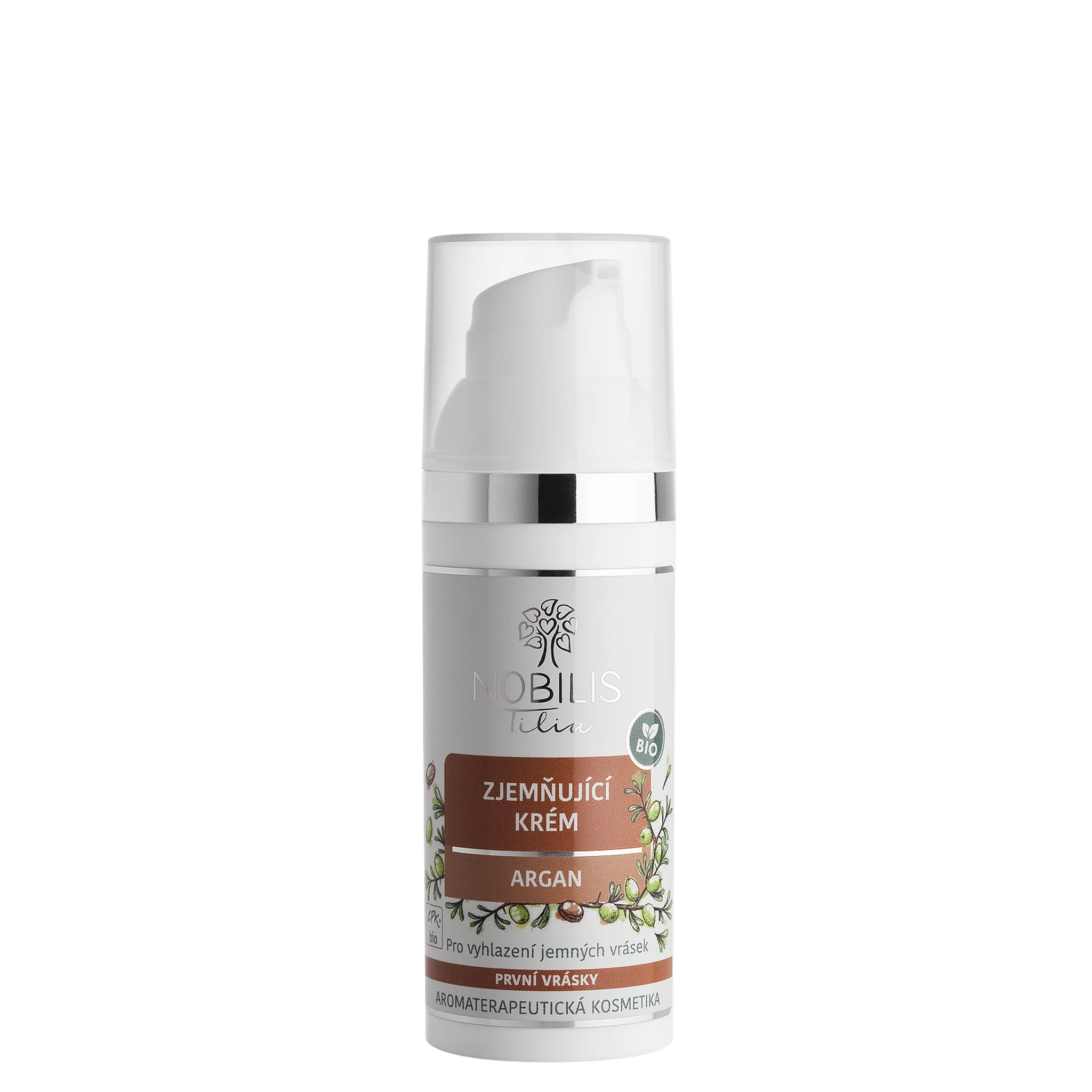 Nobilis Tilia Verzachtende crème Argan BIO 2 ml - monster - exp. 06/2026 - extra portie vitaliteit