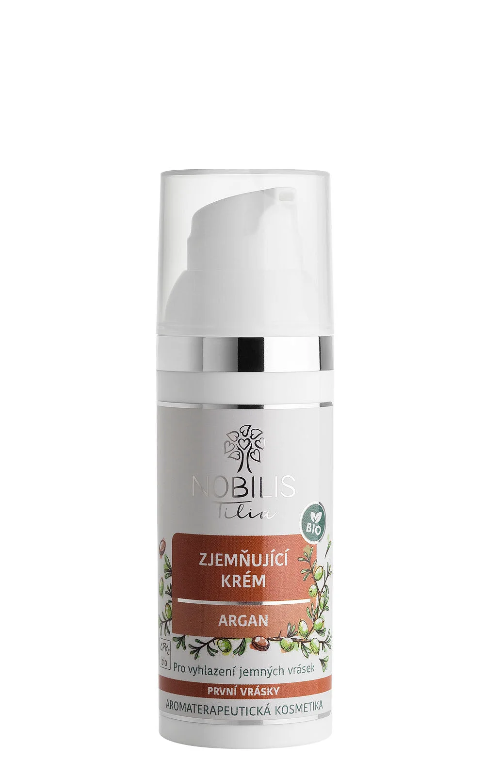 Nobilis Tilia Verzachtende crème Argan BIO 2 ml - monster - exp. 06/2026 - extra portie vitaliteit