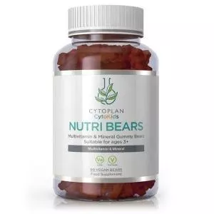 Cytoplan Nutri Bears - gummibeertjes, multivitamine voor kinderen, aardbei 90st