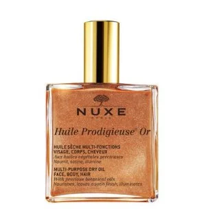 Nuxe Huile Prodigieuse Or multifunctionele glinsterende droge olie voor gezicht, lichaam en haar