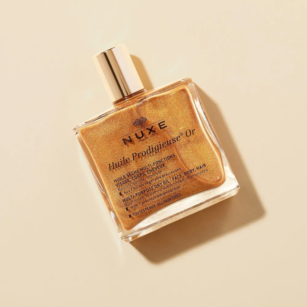 Huile Prodigieuse Or multifunctionele glinsterende droge olie voor gezicht, lichaam en haar 100 ml