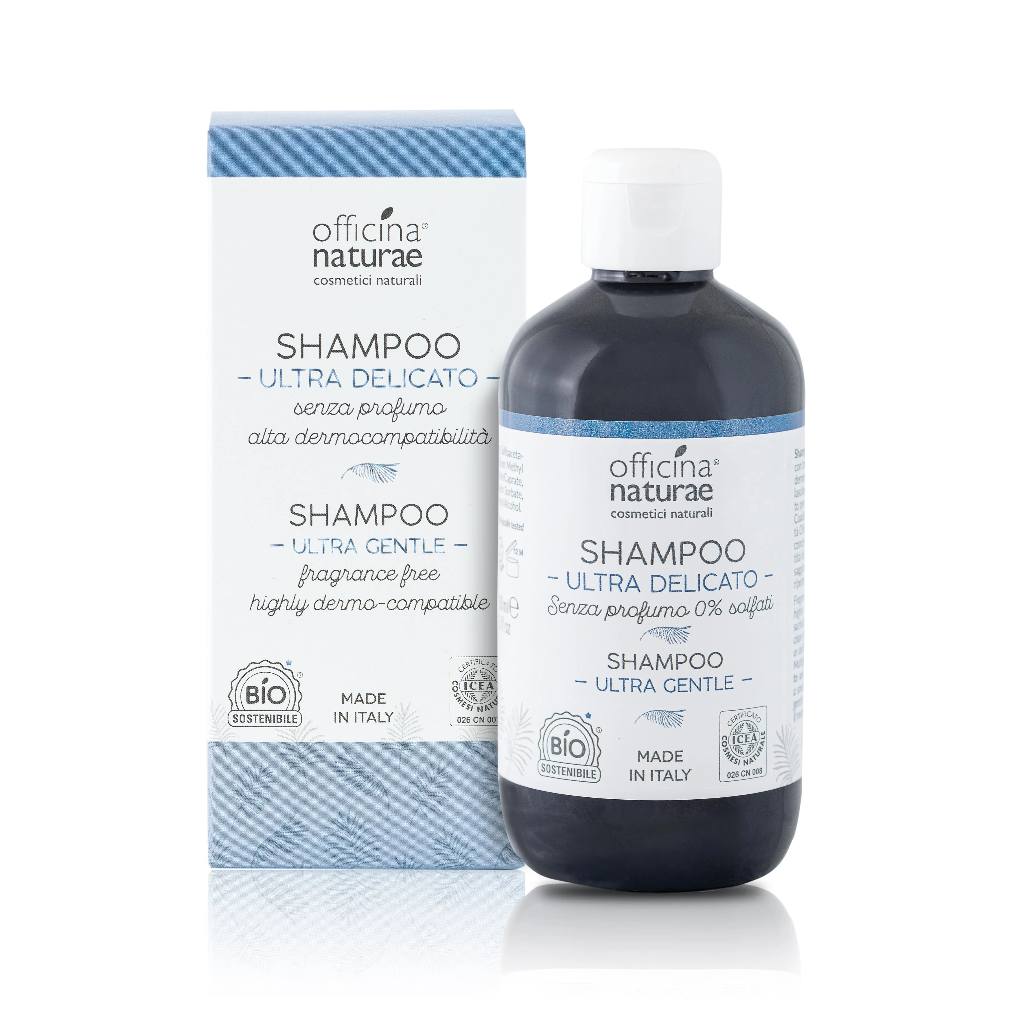 Officina Naturae Shampoo voor de zeer gevoelige hoofdhuid Ultra Delicato (250 ml) - ook geschikt voor mensen met MCS