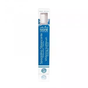 Officina Naturae Whitening tandenborstel (medium) - borstelharen met calciumcarbonaat