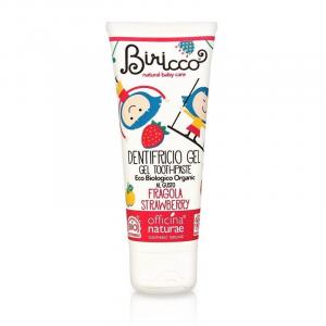 Kindertandpasta - aardbei BIO (75 ml) - fluoridevrij