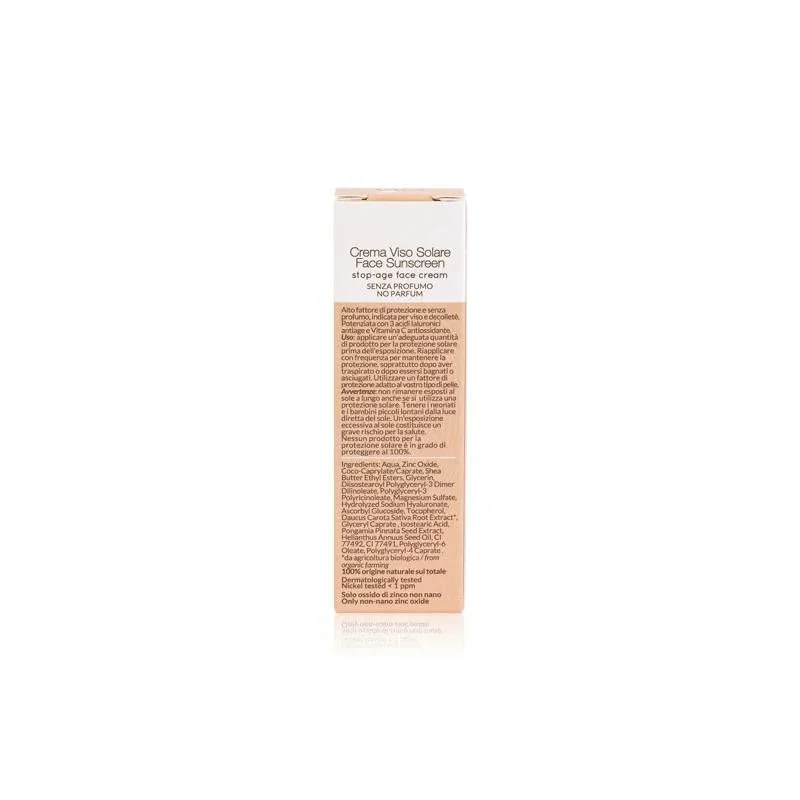 Officina Naturae Zonnecrème voor het gezicht SPF 50 - verstevigend (30 ml) - voor alle huidtypen