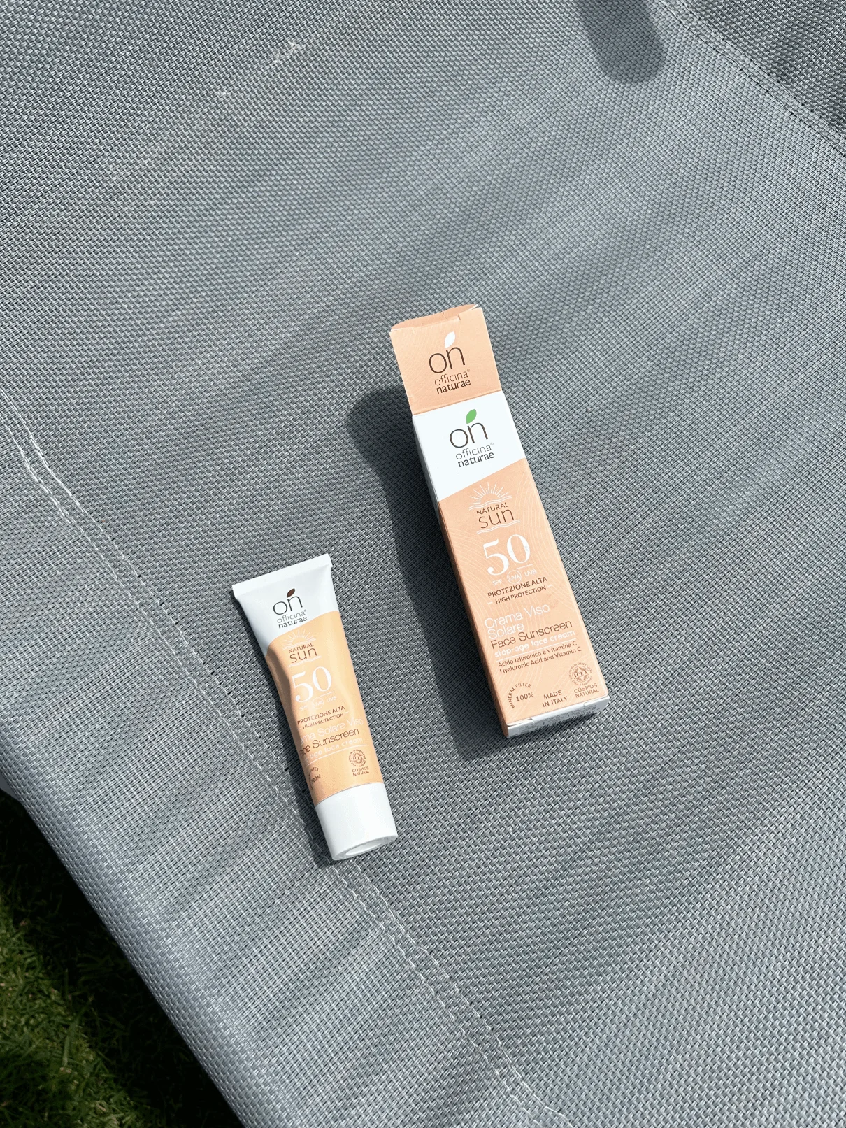 Officina Naturae Zonnecrème voor het gezicht SPF 50 - verstevigend (30 ml) - voor alle huidtypen