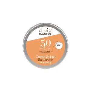 Officina Naturae Zonnebrandcrème SPF 50 in een blikje (75 ml) - parfumvrij