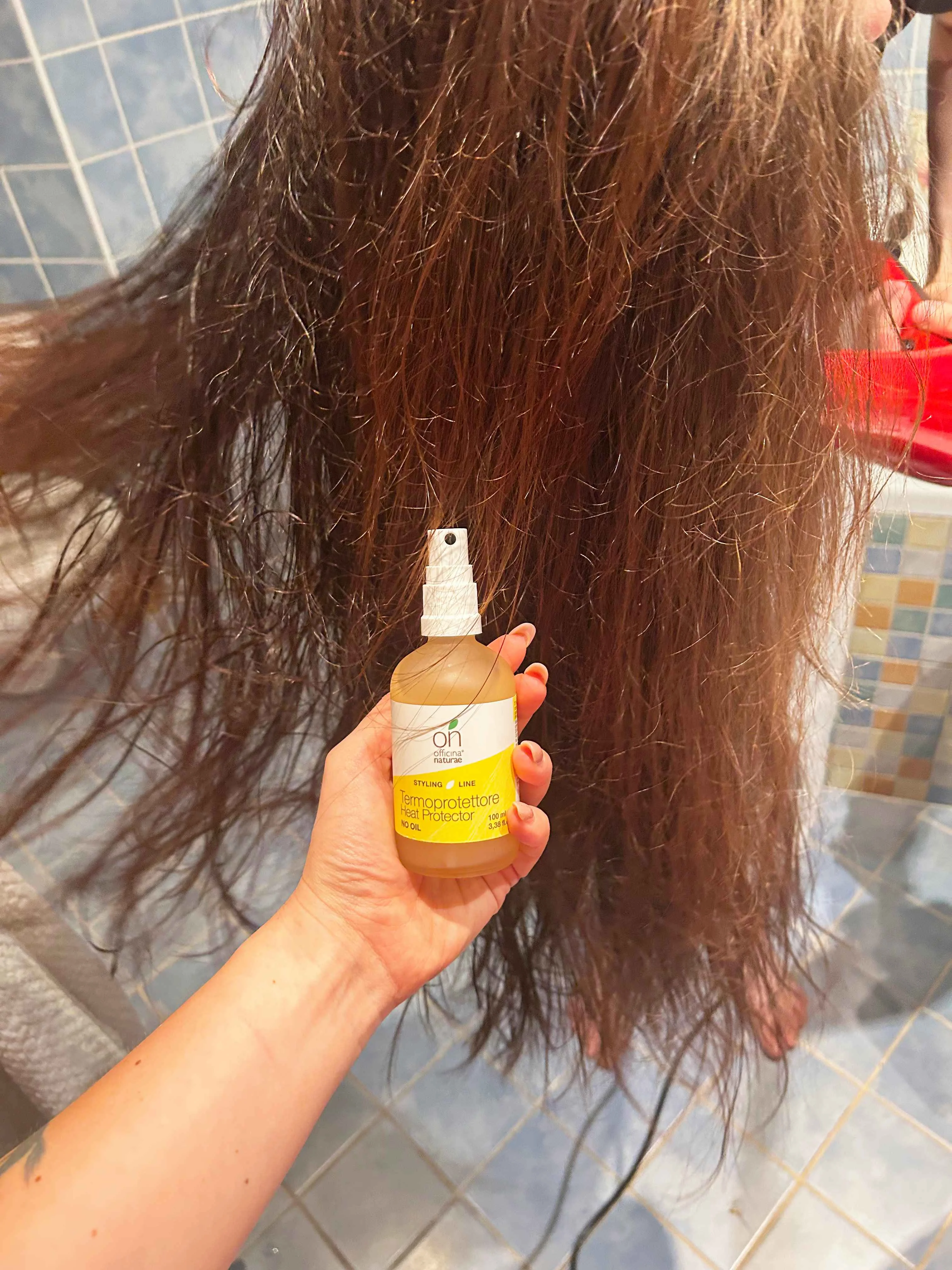 Officina Naturae Verzorgende hittebeschermende haarspray (100 ml) - beschermt het haar, hydrateert en geeft glans