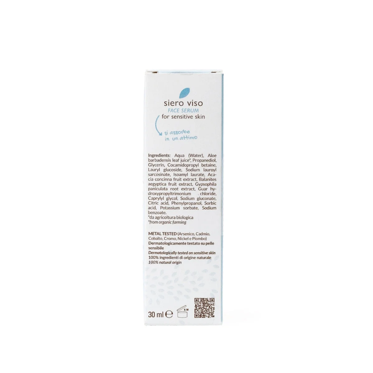 Officina Naturae Gezichtsserum voor de gevoelige huid (30 ml) - kalmeert reactieve huid