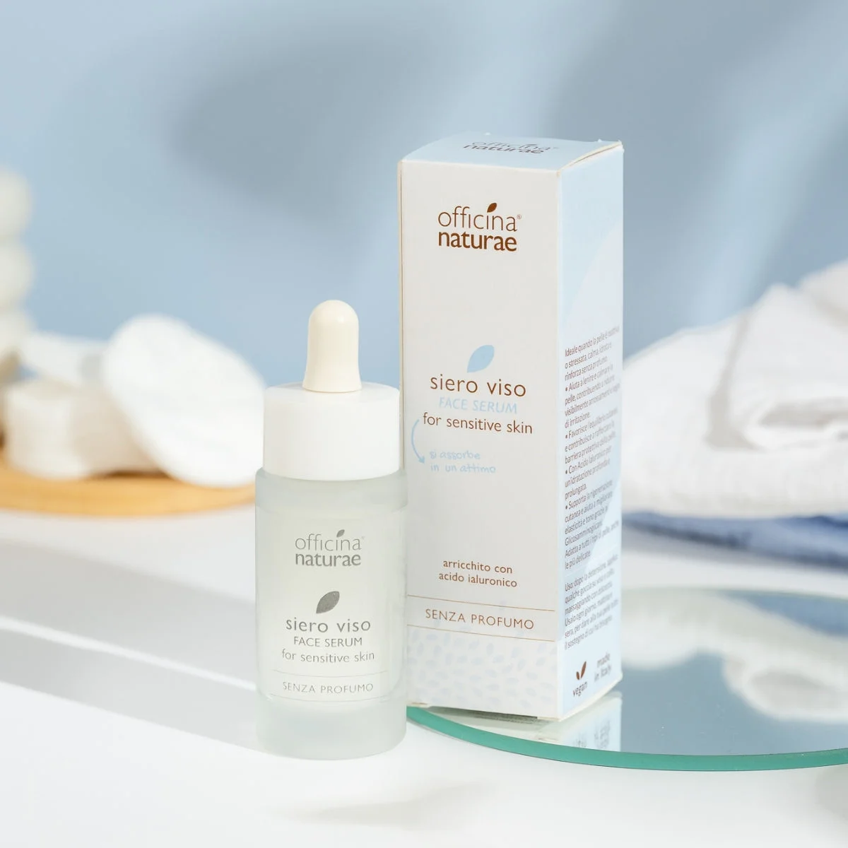 Officina Naturae Gezichtsserum voor de gevoelige huid (30 ml) - kalmeert reactieve huid