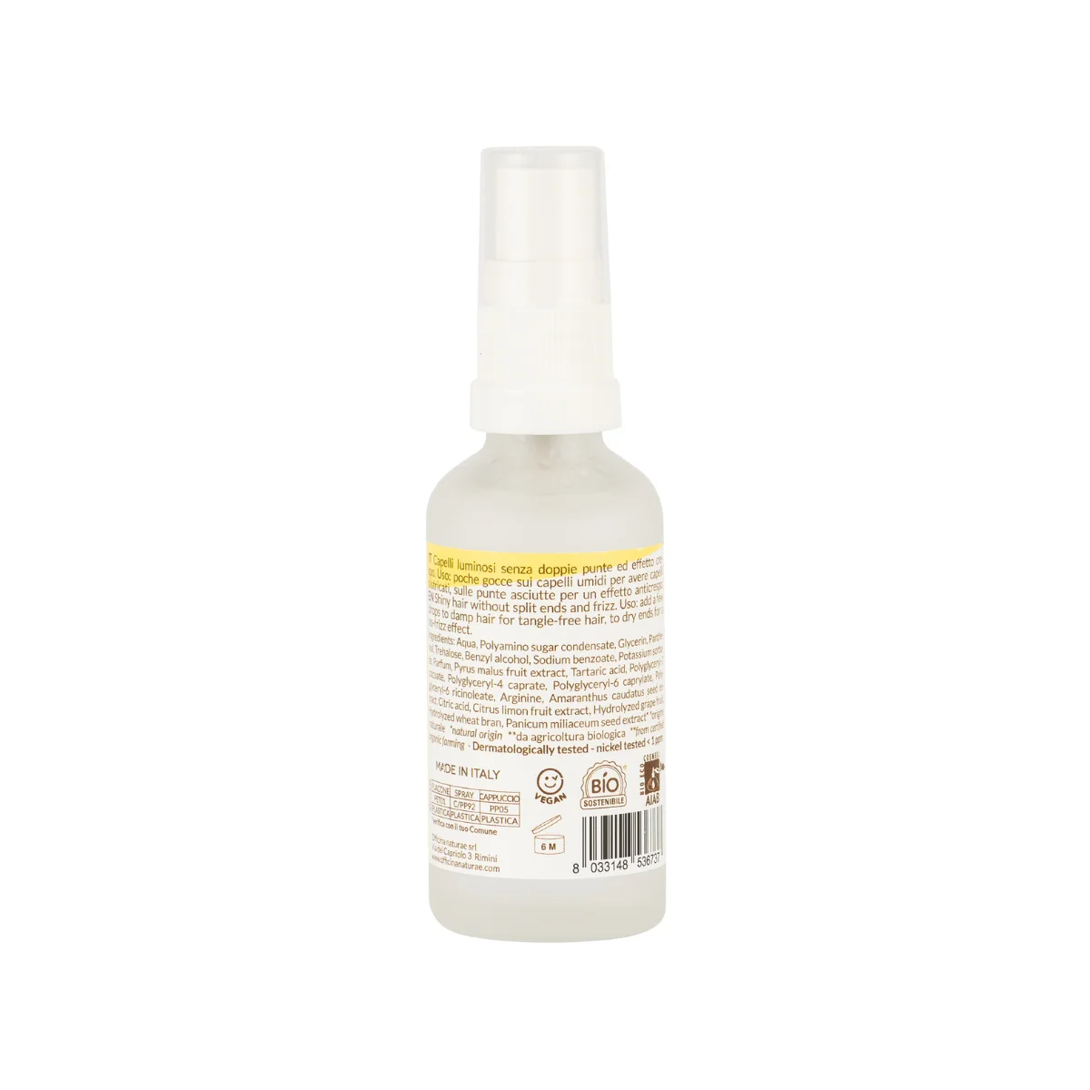 Officina Naturae Vloeibare kristallen voor glanzend en zijdezacht haar (50 ml) - elimineren gespleten haarpunten en pluis