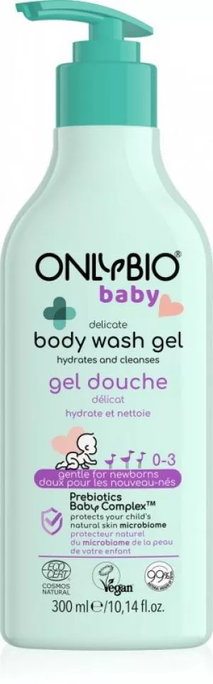 OnlyBio Zachte babywas (300 ml) - geschikt vanaf de geboorte