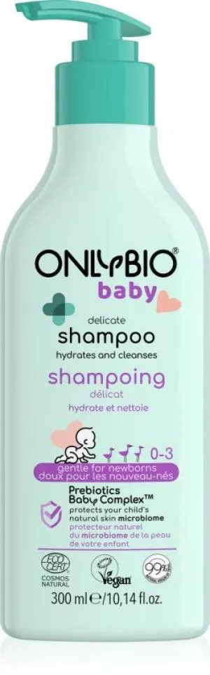 OnlyBio Zachte shampoo voor baby's (300 ml) - geschikt vanaf de geboorte