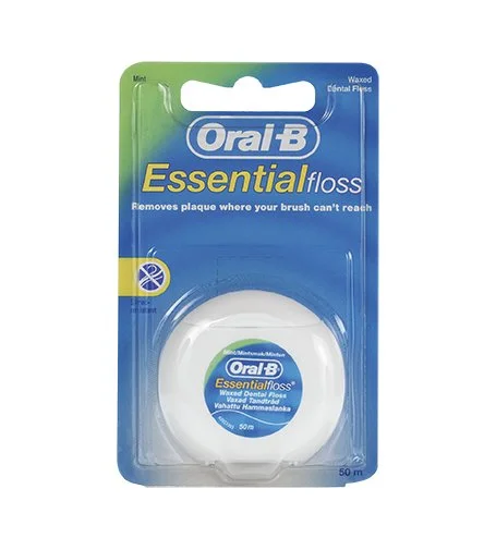 Essential Floss gewaxte tandzijde 50 m