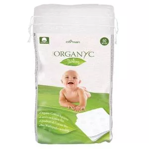 Organyc Kinder schoonmaakdoekjes in katoen (60 stuks) - 100% biologisch katoen