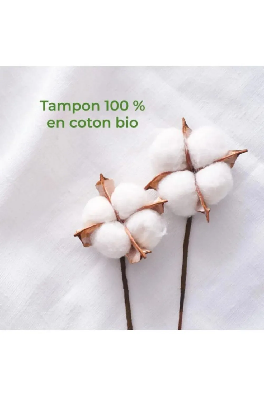 Organyc Super Plus Tampons (16 stuks) - 100% biologisch katoen, 4 druppels