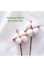Organyc Super Plus Tampons (16 stuks) - 100% biologisch katoen, 4 druppels
