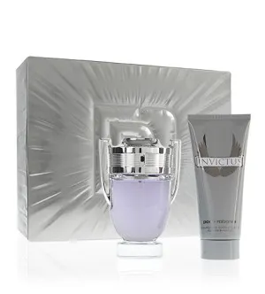Paco Rabanne Invictus geschenkset voor mannen eau de toilette 100 ml + douchegel 100 ml