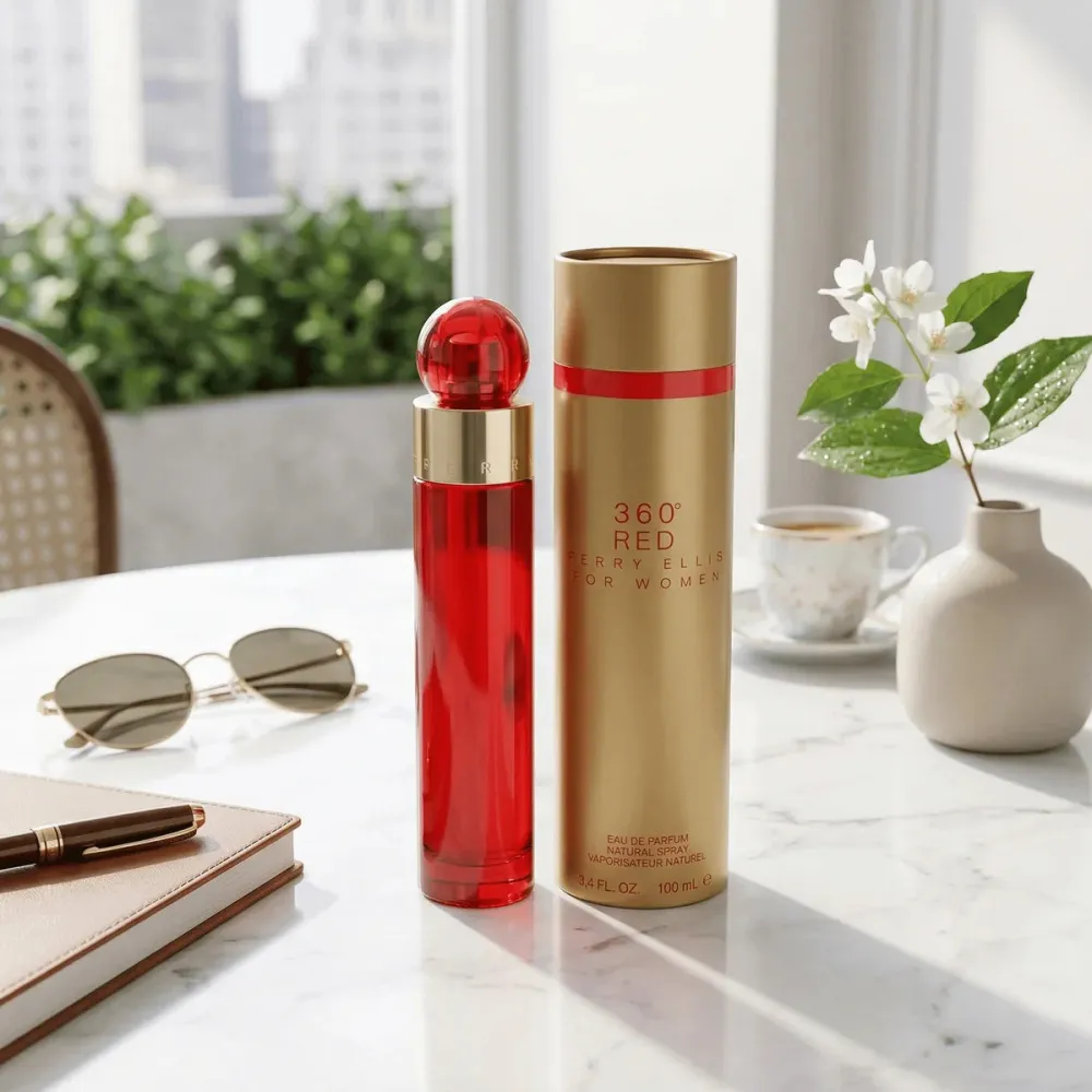 360° Red For Women eau de toilette voor dames 100 ml
