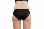 Pinke Welle Menstruatie Slipje Zwart Bikini - Medium Zwart - htr. en lichte menstruatie (L)